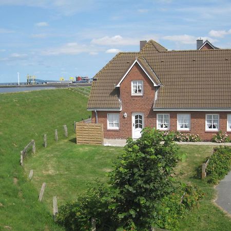 Direkt Am Deich - Ferienwohnung Amrum Im Gaestehaus Am Badedeich ดาเกอบึล ภายนอก รูปภาพ